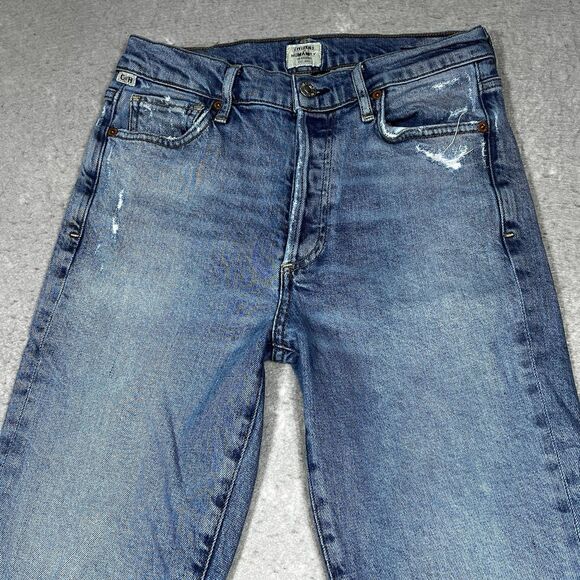 Citizens Of Humanity Jeans Womens Size 25 Olivia High Rise Slim Ankle Button Fly - Picture 2 of 16